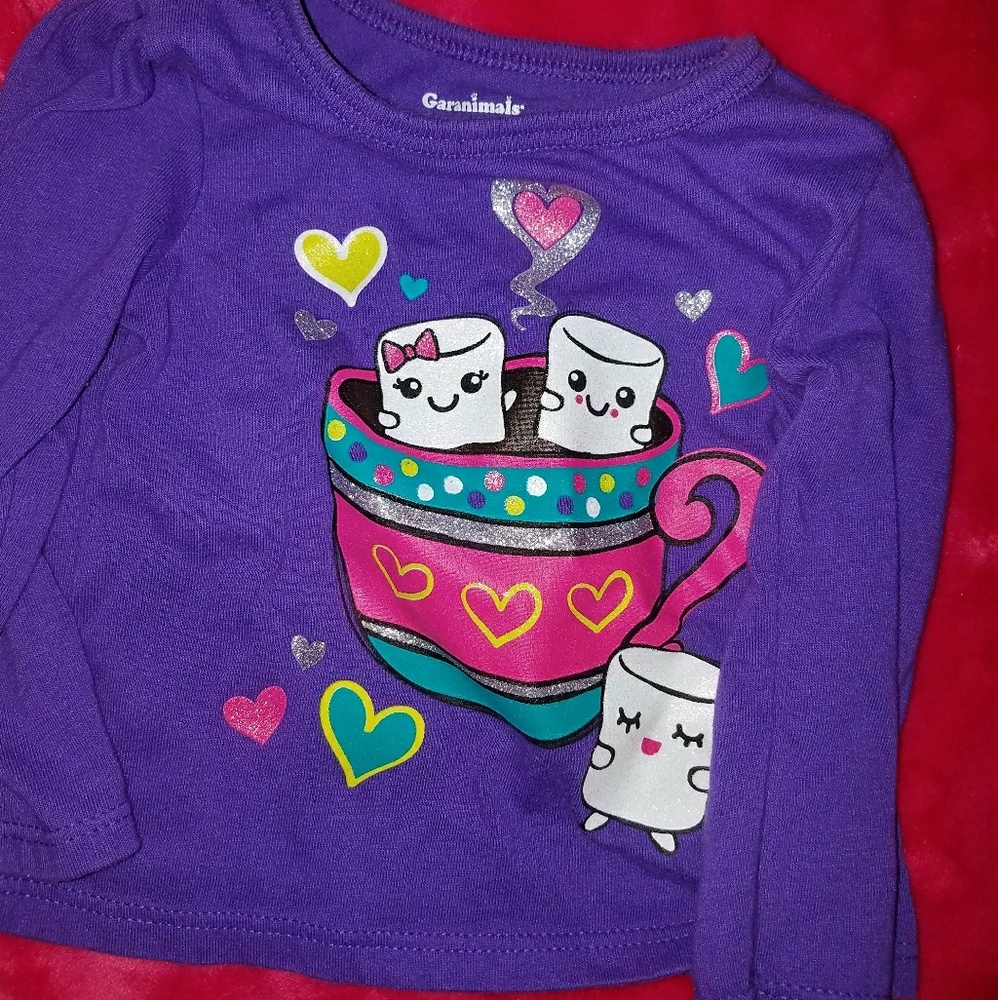 baby girls garanimals hot choc t shirt 12M